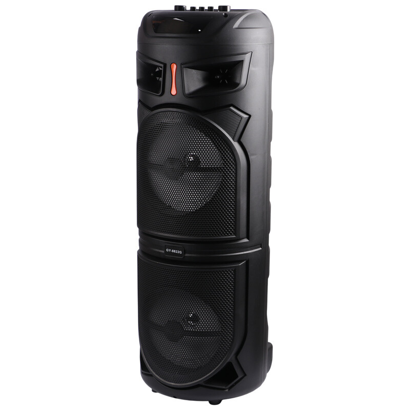 اسپیکر چمدانی بلوتوثی GY-8822G + میکروفون و ریموت کنترل - 6