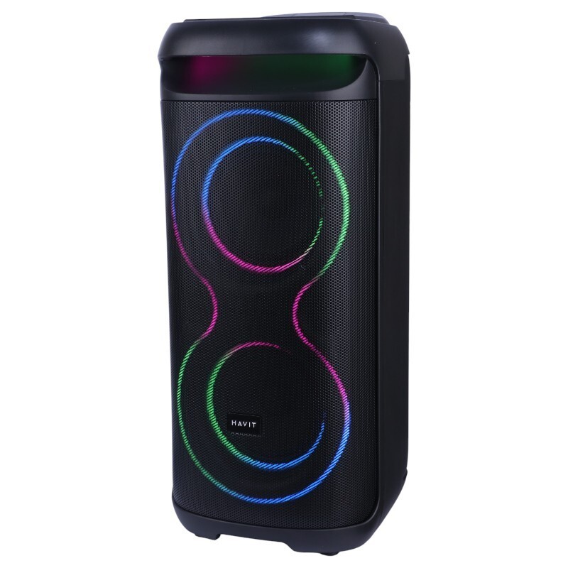 اسپیکر چمدانی بلوتوثی هویت SQ122BT + میکروفون و ریموت کنترل - 3
