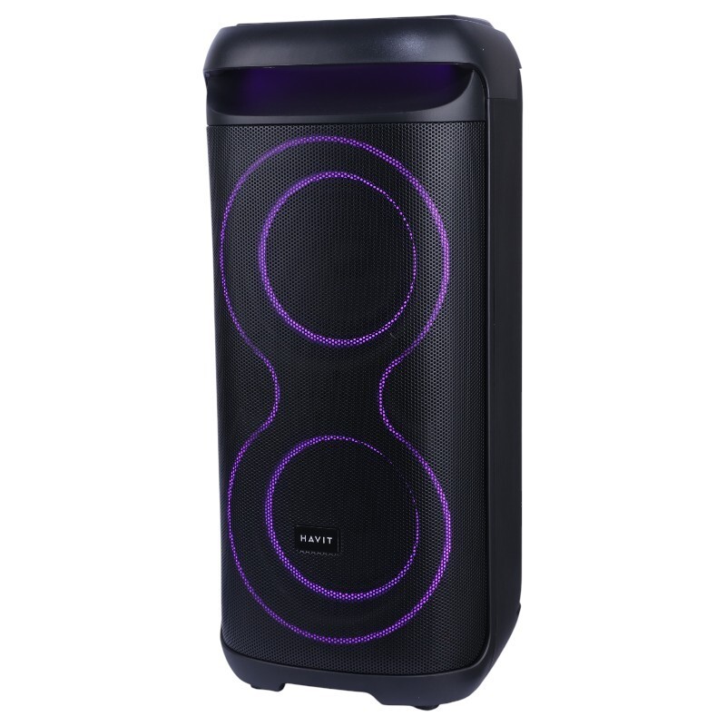 اسپیکر چمدانی بلوتوثی هویت SQ122BT + میکروفون و ریموت کنترل - 4