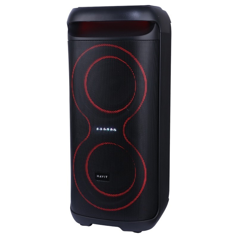 اسپیکر چمدانی بلوتوثی هویت SQ122BT + میکروفون و ریموت کنترل - 5