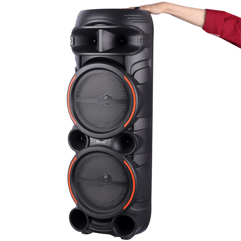اسپیکر چمدانی بلوتوثی کی برود KTS-2058 + میکروفون - 6