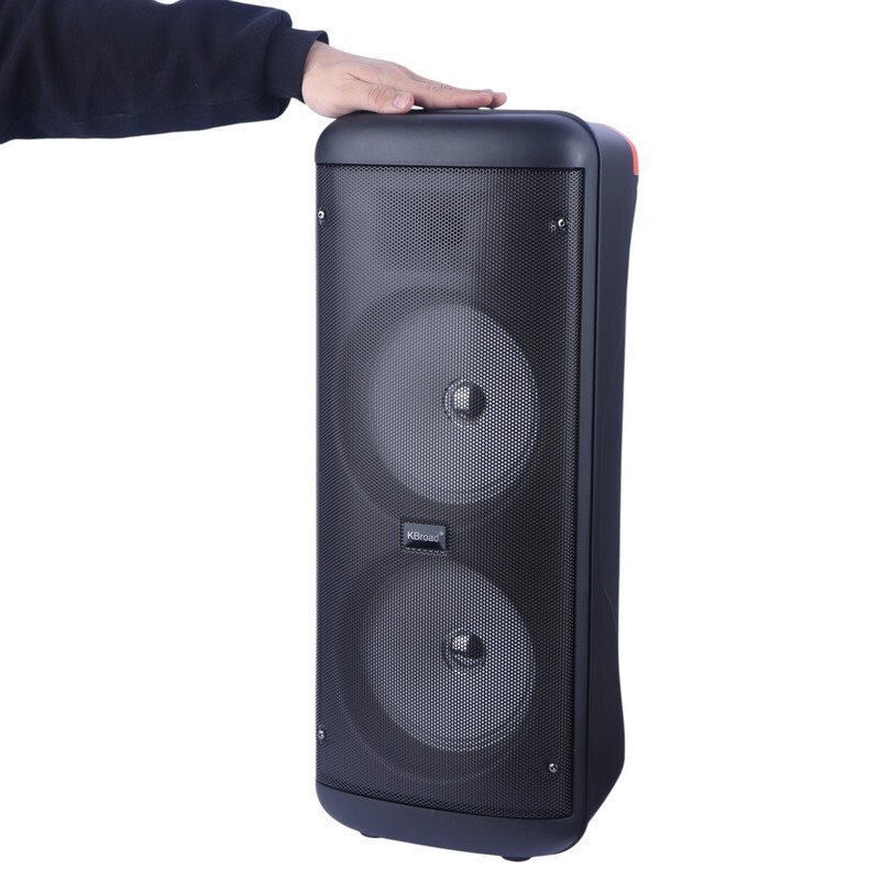 اسپیکر چمدانی بلوتوثی کی برود KTS-2296 + میکروفون و ریموت کنترل - 6