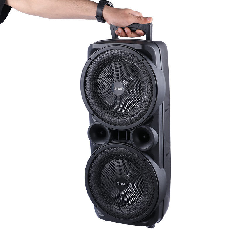 اسپیکر چمدانی بلوتوثی کی برود KTS-2465 + میکروفون - 6