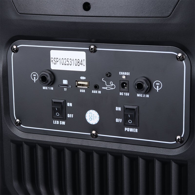 اسپیکر چمدانی بلوتوثی رویال Partybox RSB-1025 + میکروفون و ریموت کنترل - 4
