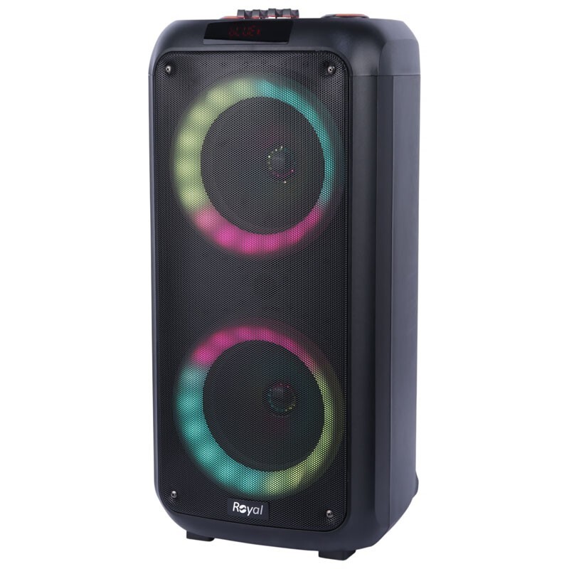 اسپیکر چمدانی بلوتوثی رویال RSP-810 + میکروفون و ریموت کنترل - 3