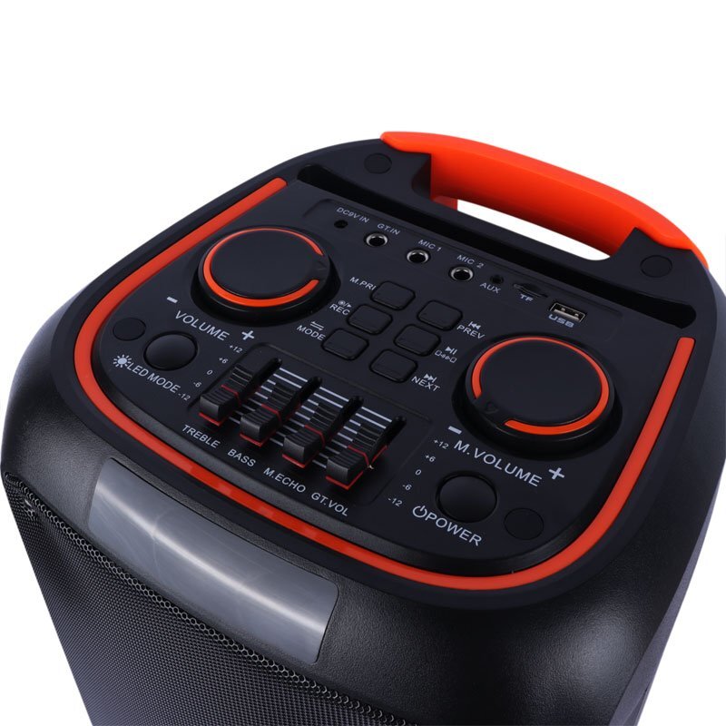 اسپیکر چمدانی بلوتوثی رویال RSP-810 + میکروفون و ریموت کنترل - 5