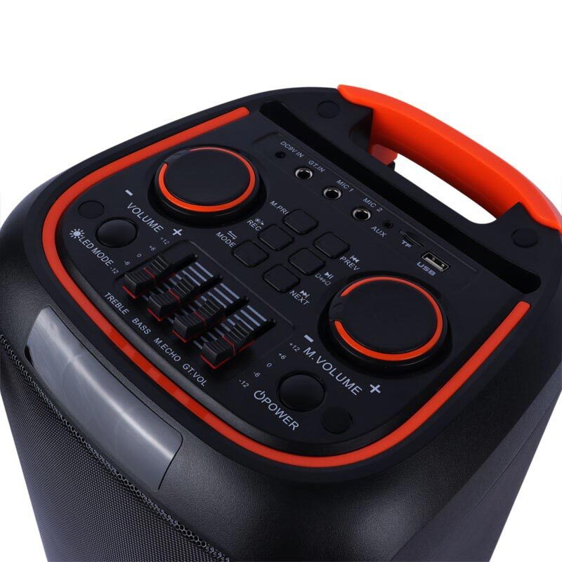 اسپیکر چمدانی بلوتوثی رویال RSP-820 + میکروفون و ریموت کنترل - 7