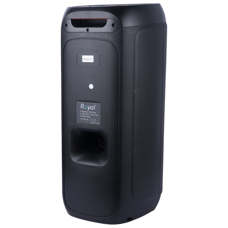 اسپیکر چمدانی بلوتوثی رویال RSP-830 + میکروفون و ریموت کنترل - 5