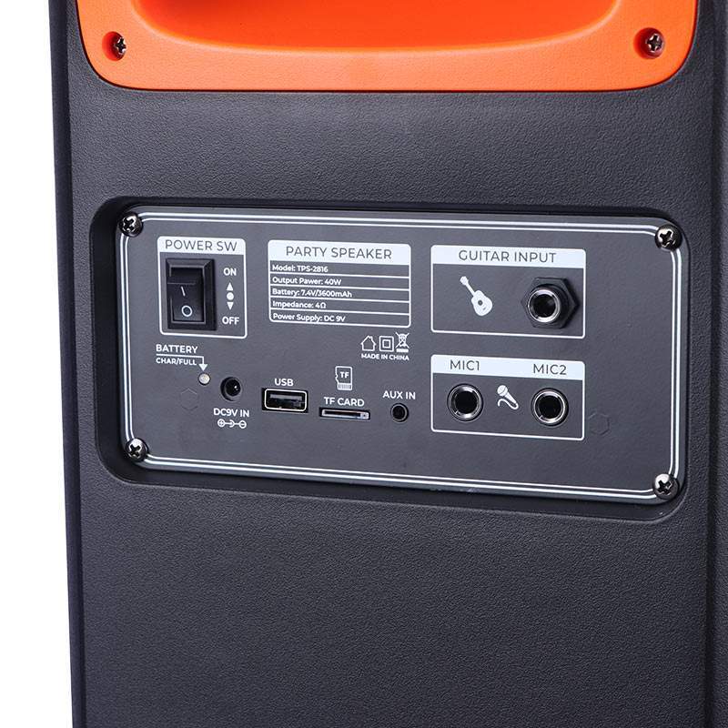 اسپیکر چمدانی بلوتوثی تراست TPS-2816 + میکروفون و ریموت کنترل - 8