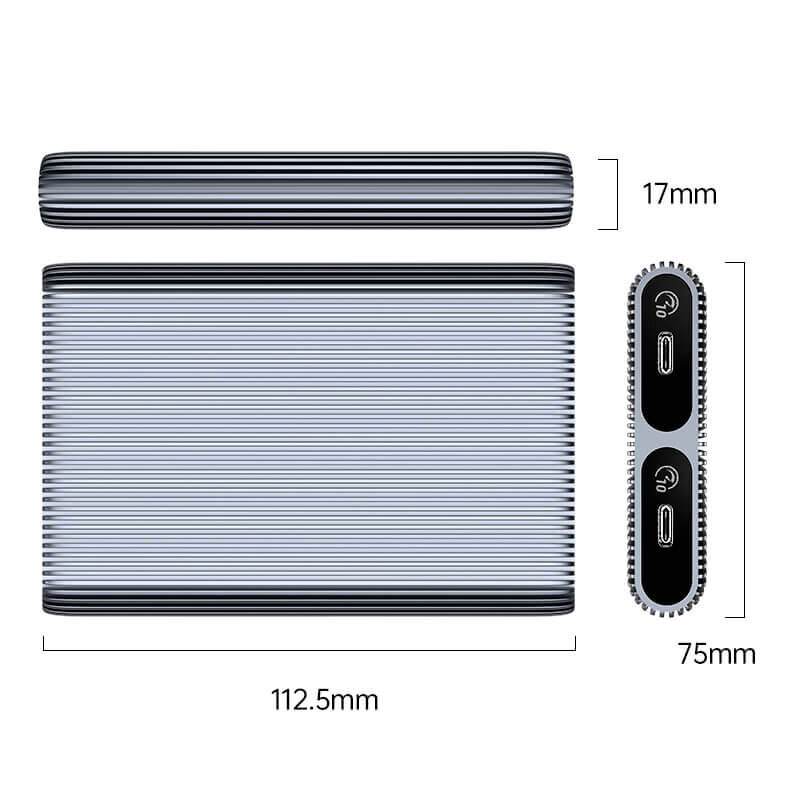 باکس هارد 2 سینی M.2 NVMe SSD اوریکو AM2C3-2N - 3