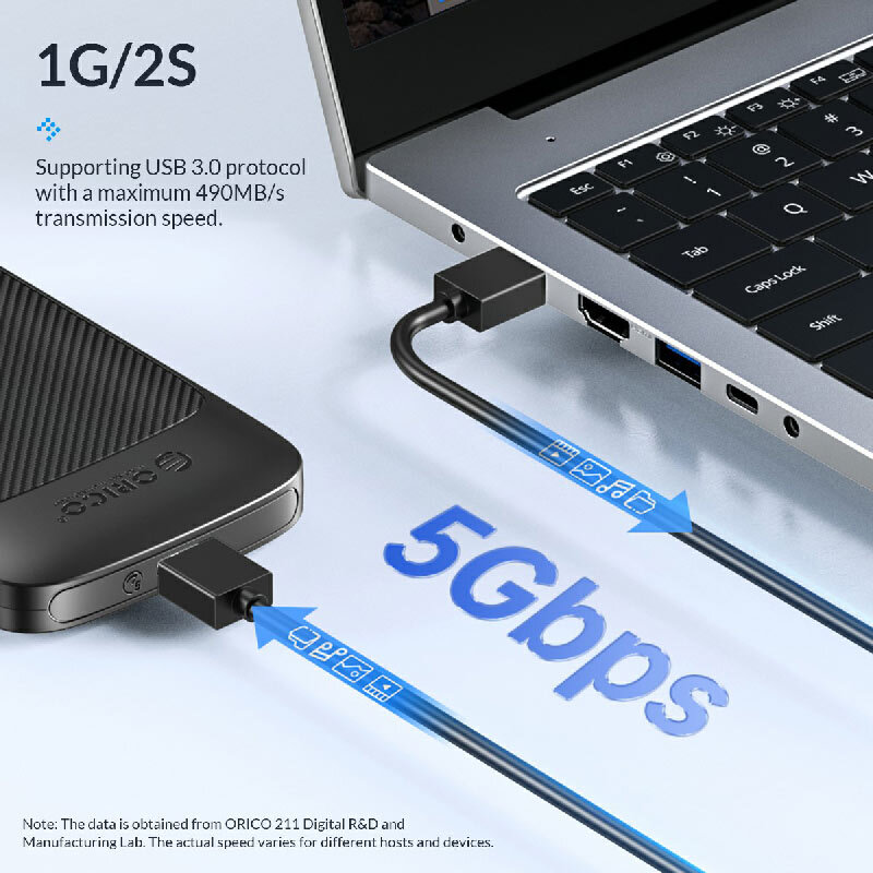 باکس هارد 2.5 اینچی HDD/SSD اوریکو 2020C3-V1 - 4