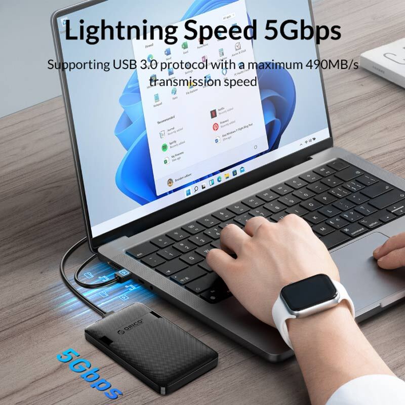 باکس هارد 2.5 اینچی HDD/SSD اوریکو 2577U3-V1 - 3