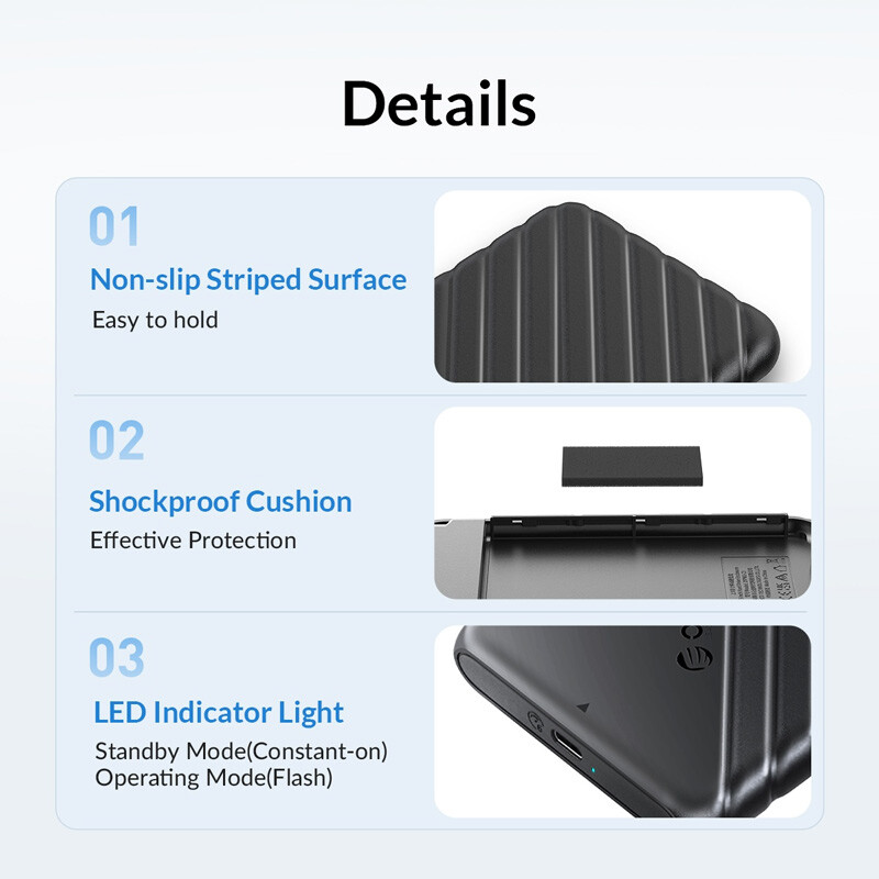 باکس هارد 2.5 اینچی HDD/SSD اوریکو 25PW1-C3 - 8