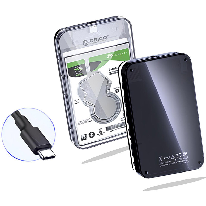 باکس هارد 2.5 اینچی HDD/SSD اوریکو DZ25C3-CR - 2