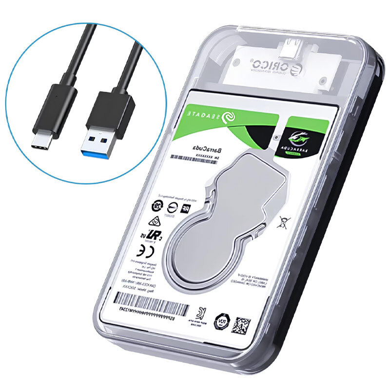 باکس هارد 2.5 اینچی HDD/SSD اوریکو DZ25C3-CR - 3