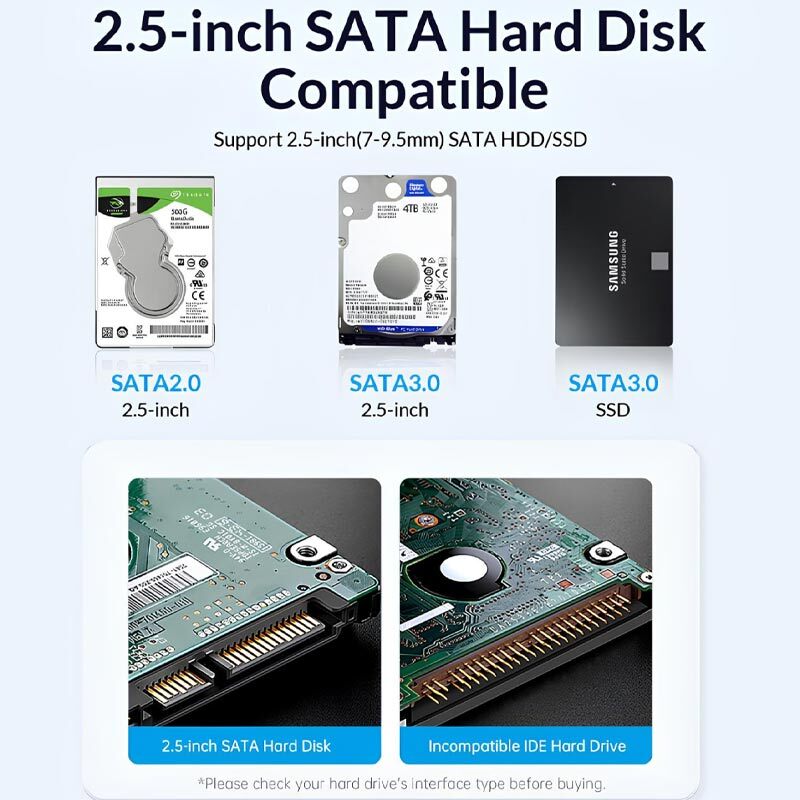 باکس هارد 2.5 اینچی HDD/SSD اوریکو DZ25C3-CR - 5
