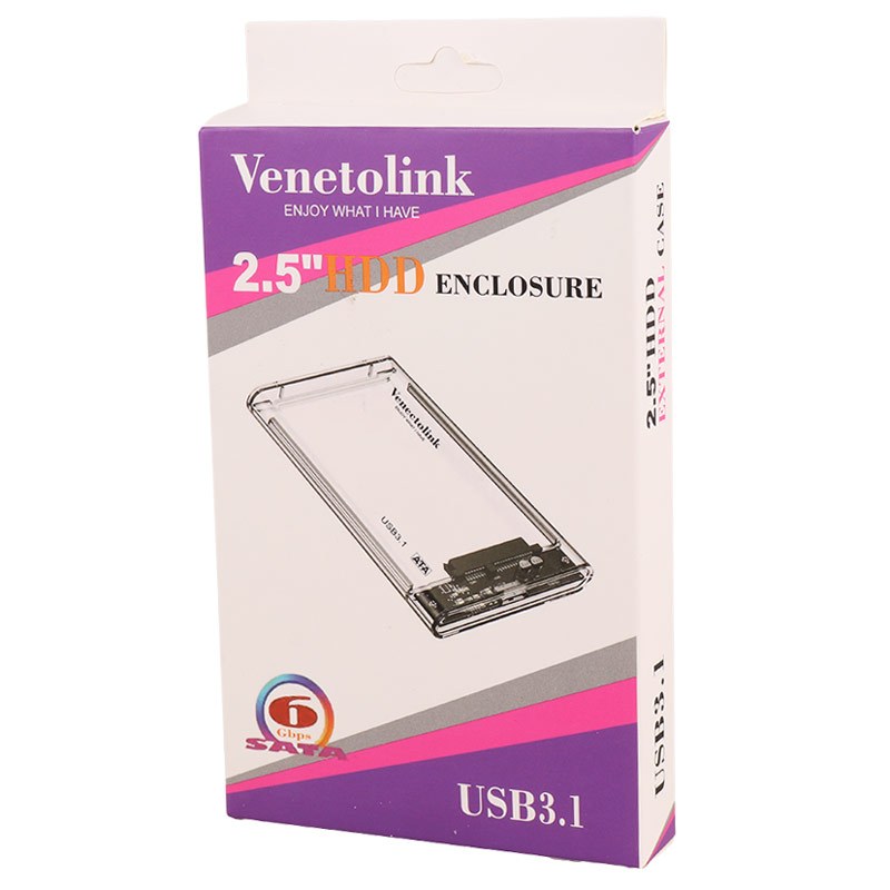 باکس هارد 2.5 اینچی HDD/SSD ونتولینک - 2