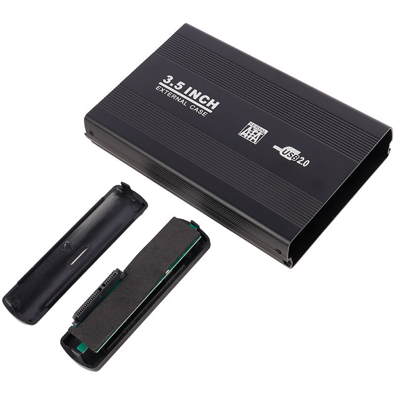 باکس هارد 3.5 اینچی External Case HDD + آداپتور - 3