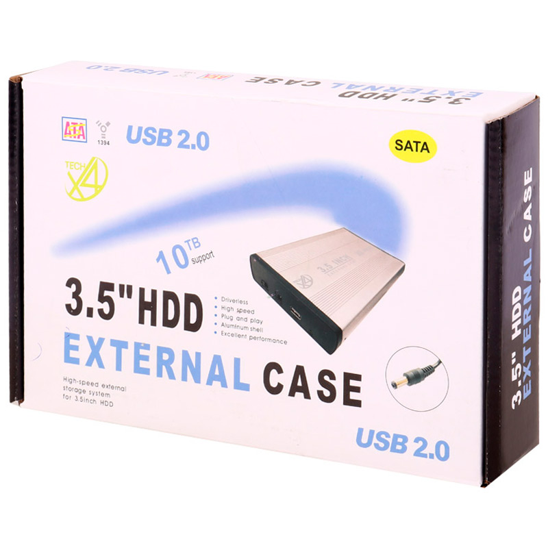 باکس هارد 3.5 اینچی HDD ایکس فورتک + آداپتور - 2