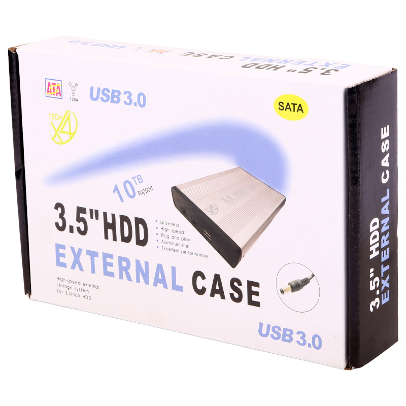باکس هارد 3.5 اینچی HDD ایکس فورتک ET-H3531 + آداپتور - 2