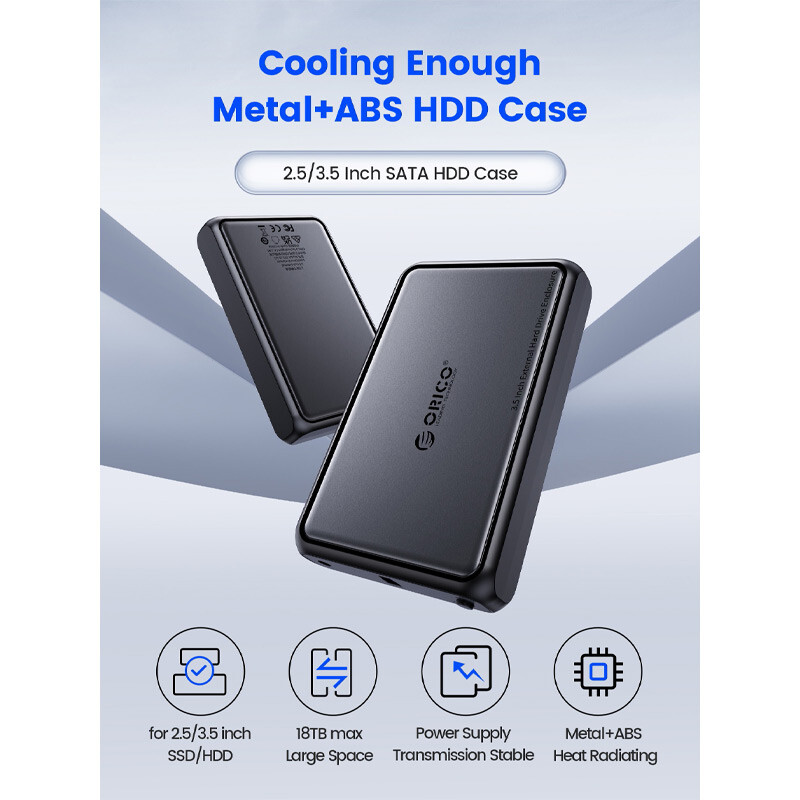 باکس هارد 3.5 اینچی HDD/SSD اوریکو DDL35-C3 - 5