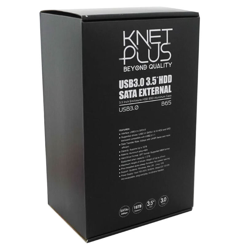 باکس هارد 3.5 اینچی HDD/SSD کی نت پلاس KP-B65 - 8