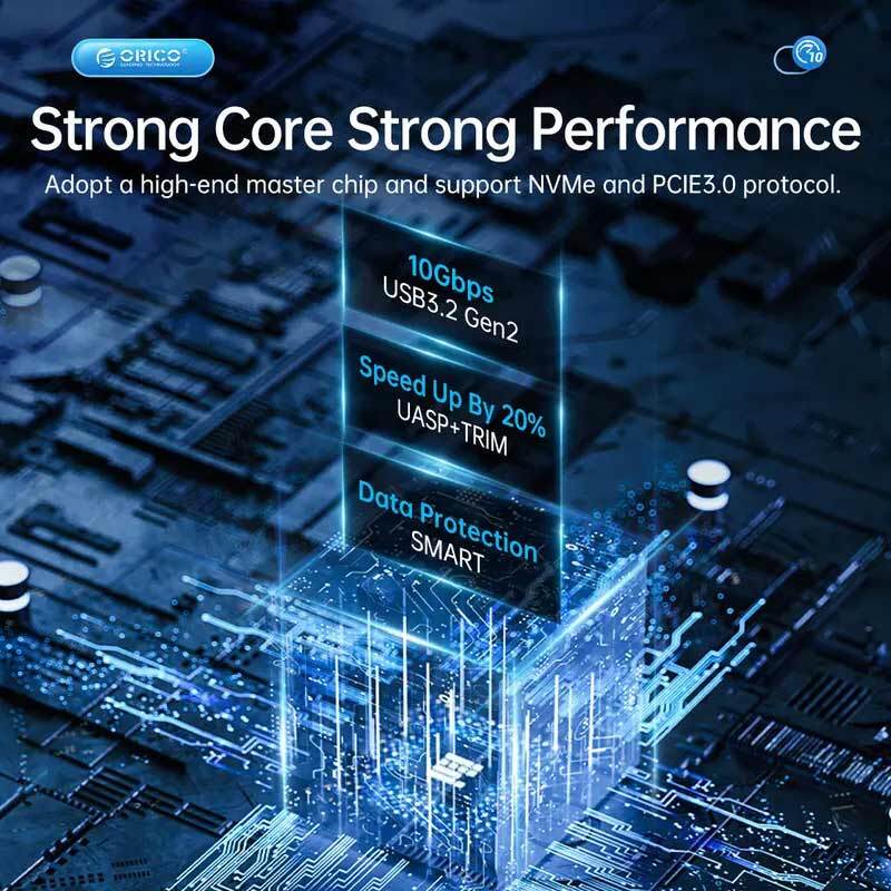 باکس هارد M.2 NVMe SSD اوریکو AM2C3-G2 - 8