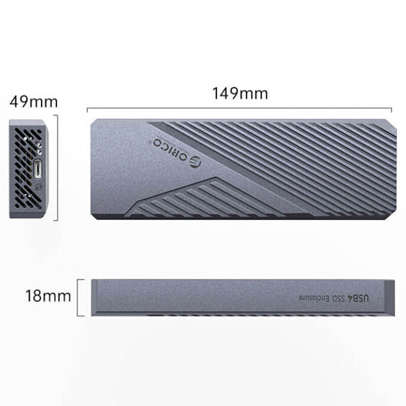 باکس هارد M.2 NVMe SSD اوریکو CNM2-U4 - 4