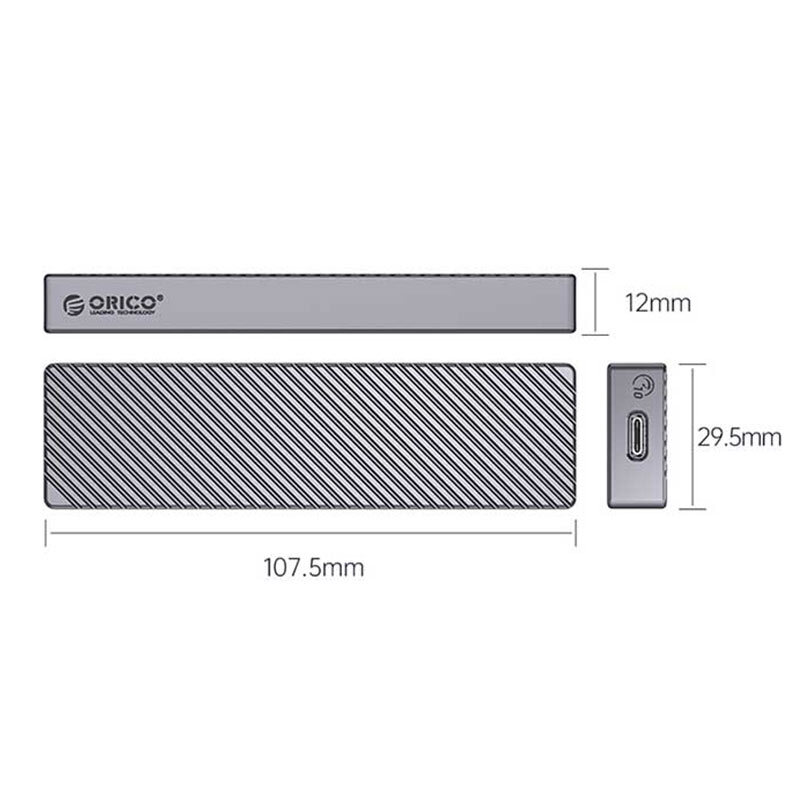 باکس هارد M.2 NVMe SSD اوریکو M212C3-G2 - 5