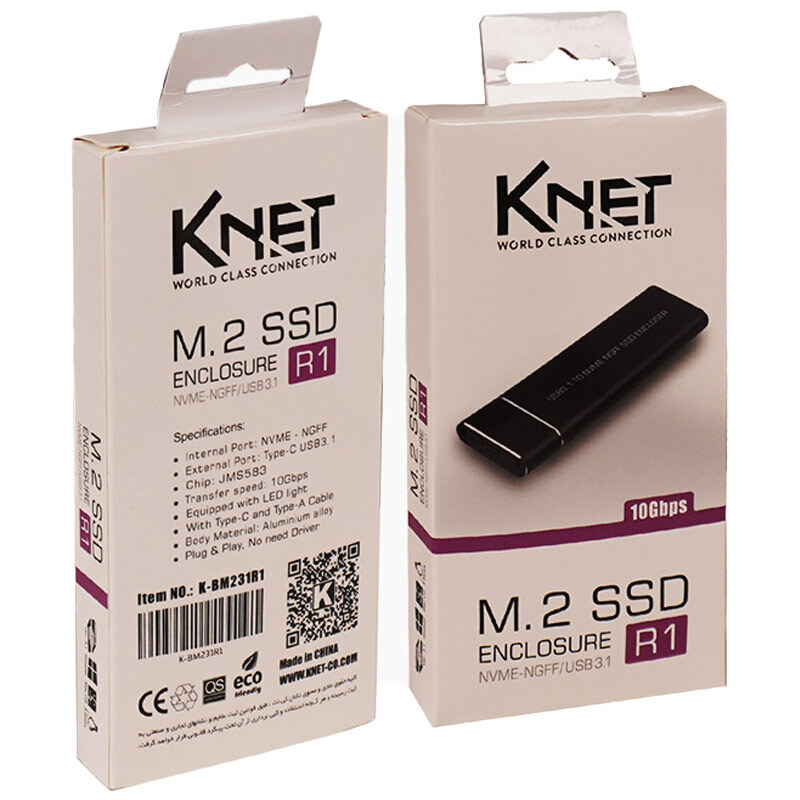 باکس هارد M.2 NVMe SSD کی نت K-R1 - 4