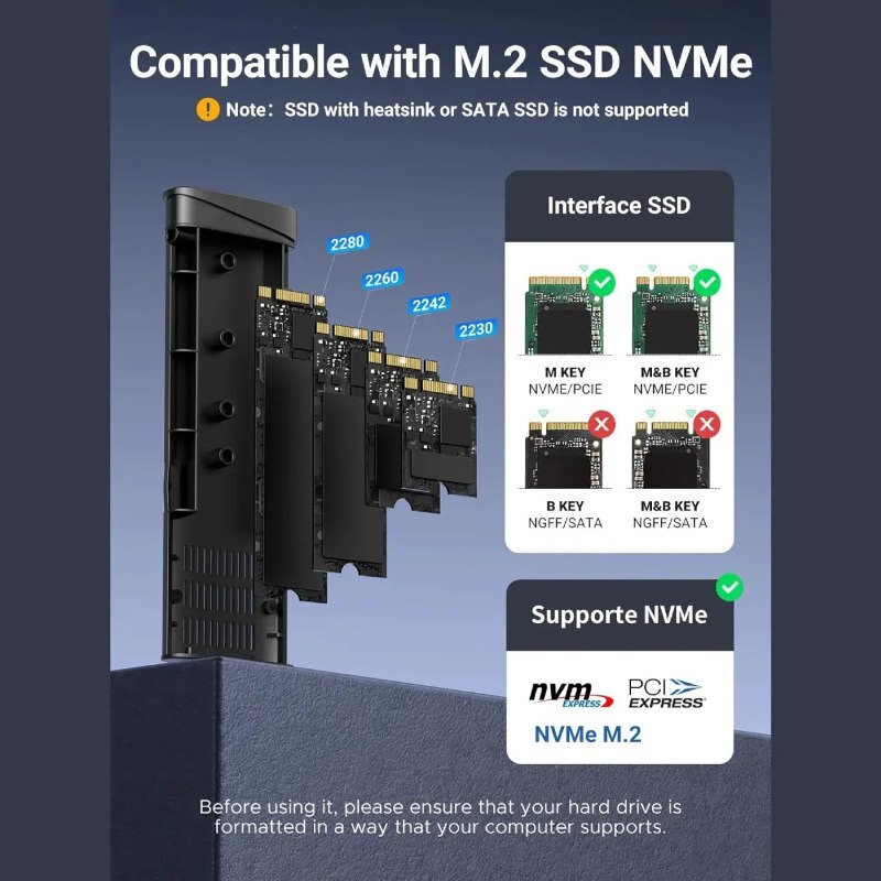 باکس هارد M.2 NVMe SSD یوگرین CM767-15813 - 5