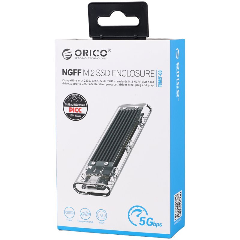 باکس هارد M.2 SSD اوریکو TCM2F-C3 - 2