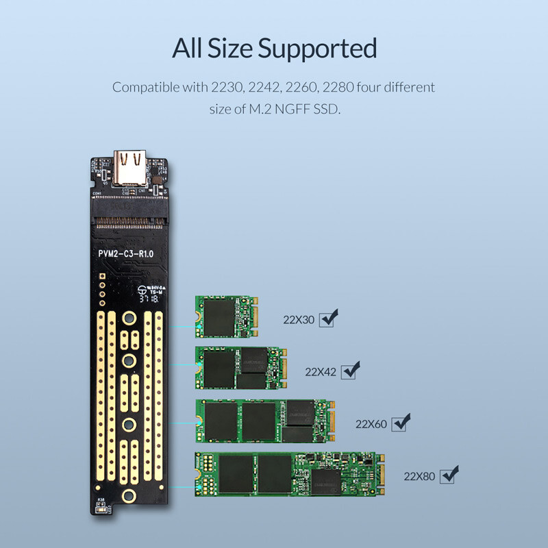 باکس هارد M.2 SSD اوریکو TCM2F-C3 - 6