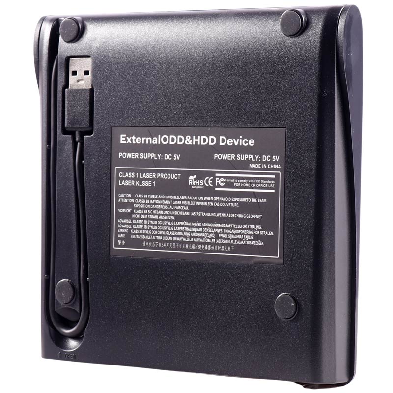 باکس تبدیل DVD رایتر اینترنال به اکسترنال 12/7mm USB3.0 - 6