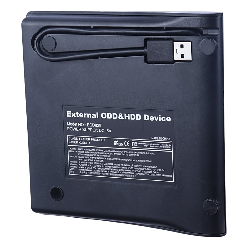 باکس تبدیل DVD رایتر اینترنال به اکسترنال ECD829 12.7mm - 4