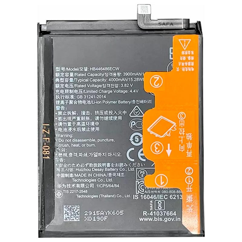 باتری موبایل اورجینال هواوی Huawei Y9 Prime 2019 HB446486ECW