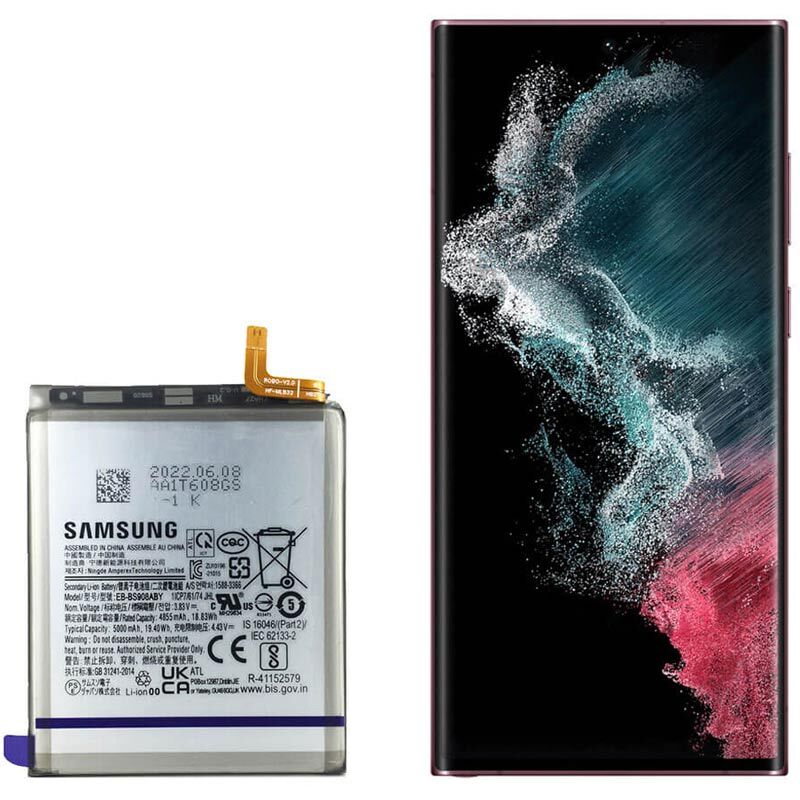 باتری موبایل اورجینال سامسونگ Galaxy S22 Ultra EB-BS908ABY - 2