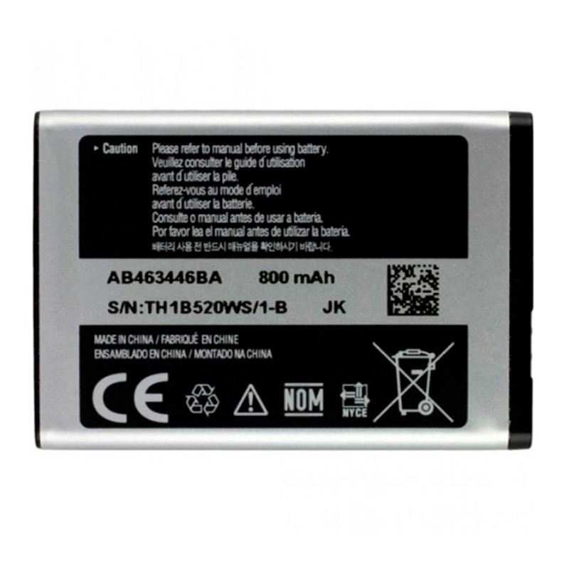 باتری موبایل اورجینال سامسونگ Samsung E250 AB463446BA بسته 10 عددی - 2