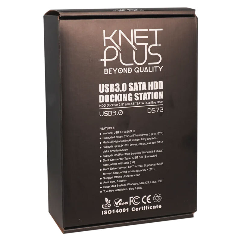 داک هارد 2 سینی کی نت پلاس Knet Plus KP-DS72 USB3.0 - 2