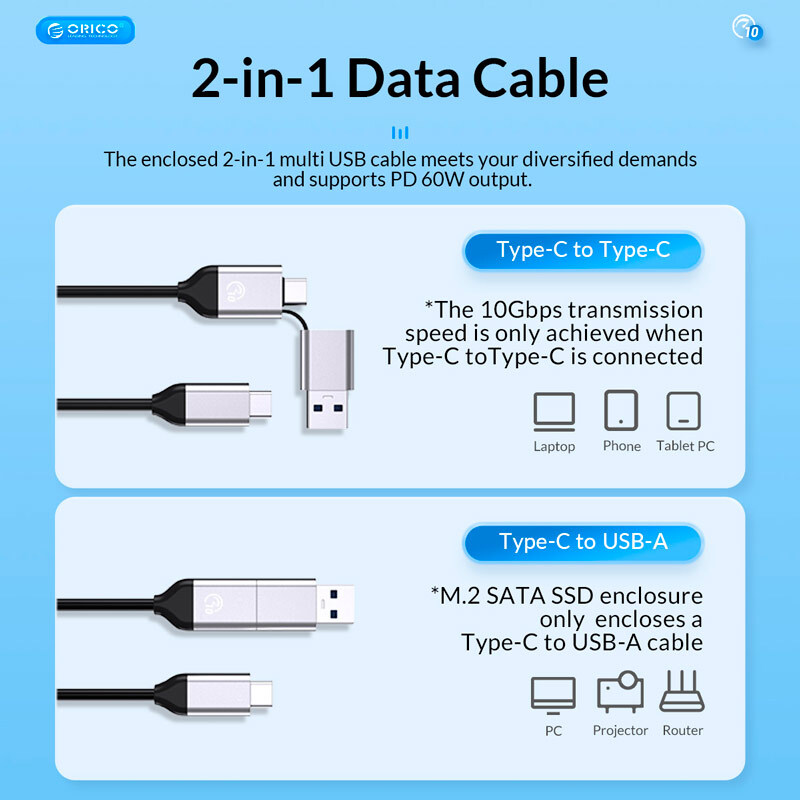 داک هارد 4 سینی اوریکو Orico 6646C3-C USB 3.2 - 4
