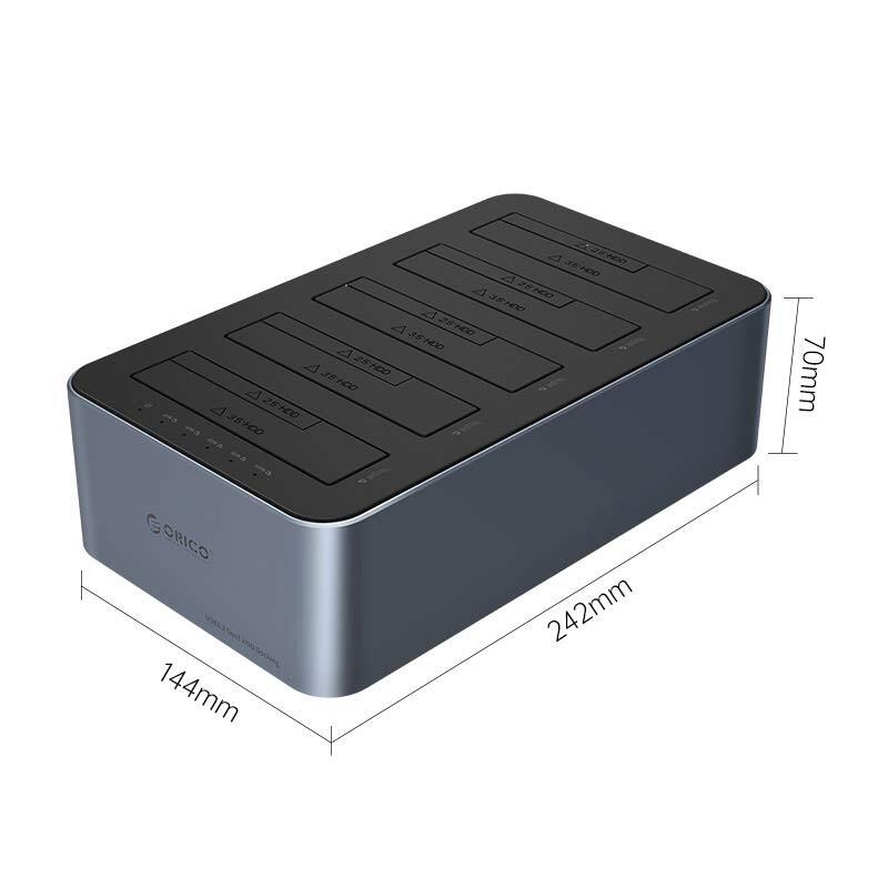 داک هارد 5 سینی اوریکو Orico 6656C3-C USB 3.2 - 3