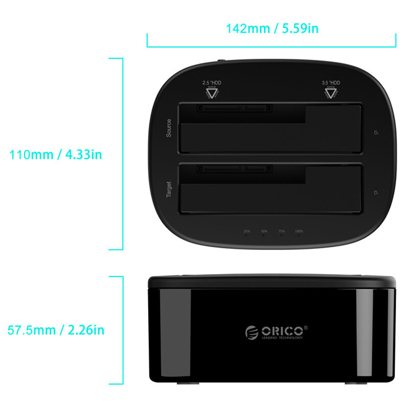 داک هارد اوریکو Orico 6228US3-C USB 3.0 - 5