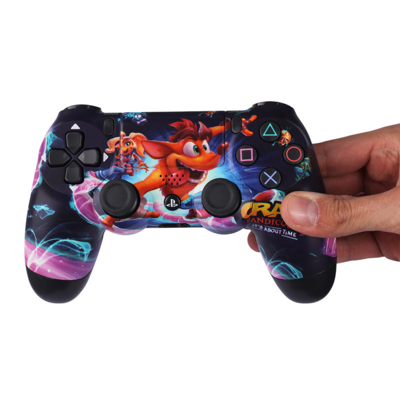 دسته بازی بی سیم SONY PlayStation 4 DualShock 4 High Copy طرح Crash کد 3 - 5