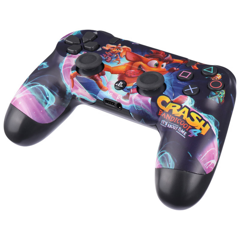 دسته بازی بی سیم SONY PlayStation 4 DualShock 4 High Copy طرح Crash کد 3 - 6