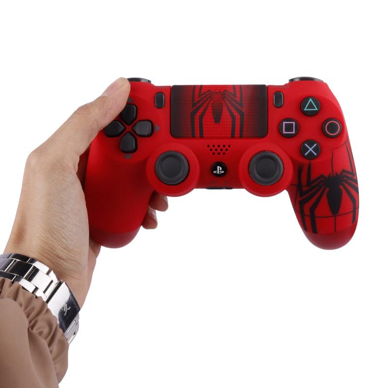 دسته بازی بی سیم SONY PlayStation 4 DualShock 4 High Copy طرح Spider Man - 4