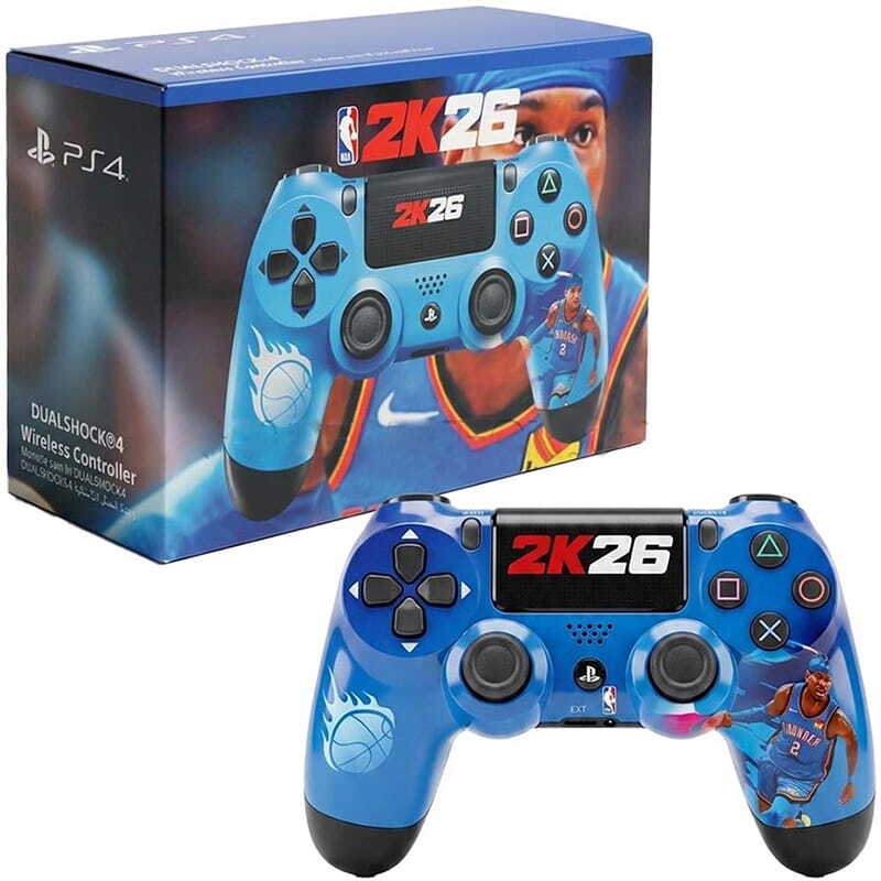 دسته بازی بی سیم SONY PlayStation 4 DualShock 4 طرح NBA 2K26 - 2
