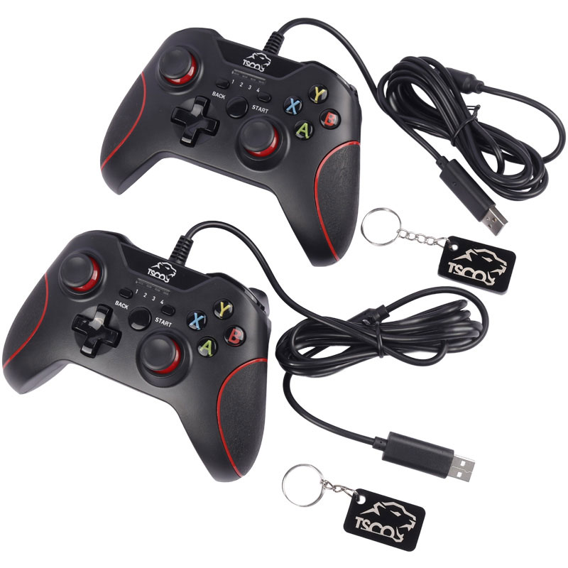 دسته بازی دوبل شوکدار تسکو TG 120 X2 - 8