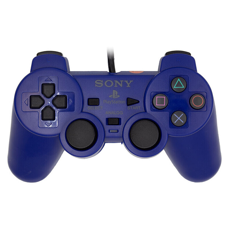 دسته بازی تک شوکدار Sony PS2 مدل IC دار سیم ابریشمی - 2