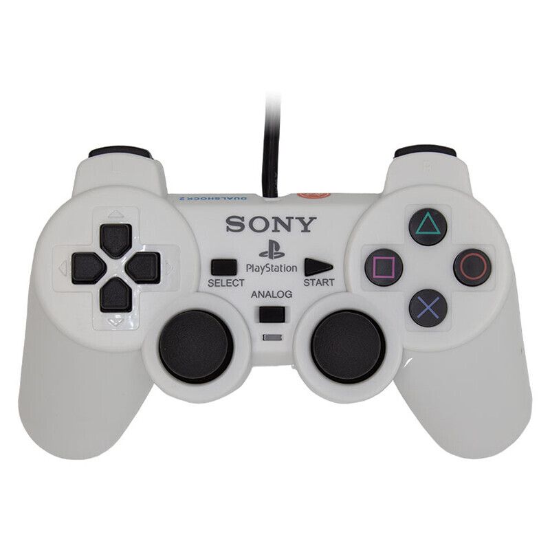 دسته بازی تک شوکدار Sony PS2 مدل IC دار سیم ابریشمی - 3