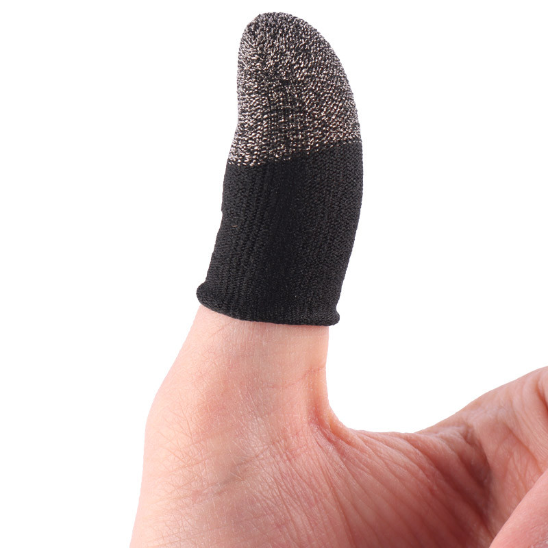 دستکش بازی Finger Sleever فایبر کربن و سیلور - 6